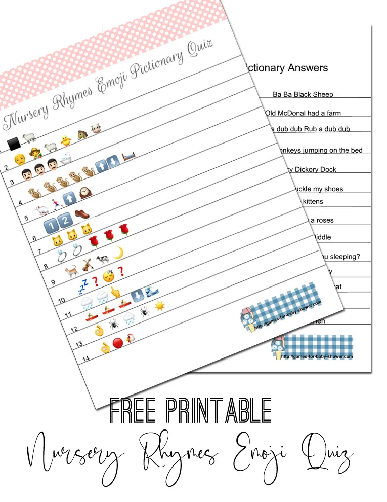 Printable Or Virtual Super Bowl Emoji Pictionary Party Game, Kids