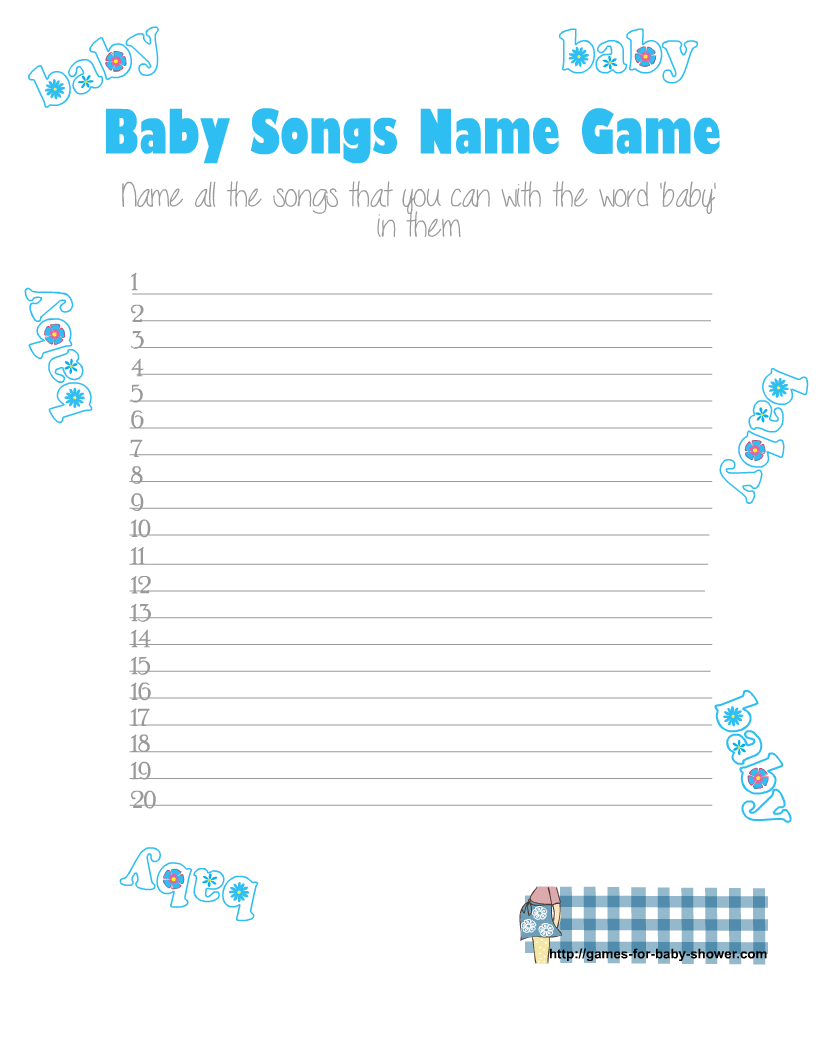 Can you name deals it printable game