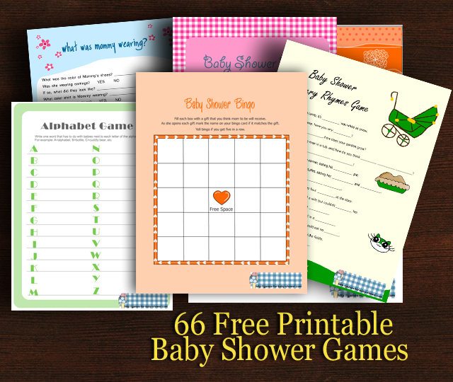 66 Free Printable baby Shower Games that are Fun and Exciting
